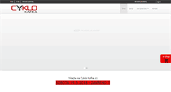 Desktop Screenshot of cyklo-kafka.cz